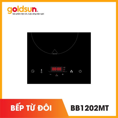 Bếp điện từ đôi Goldsun BB1202MT