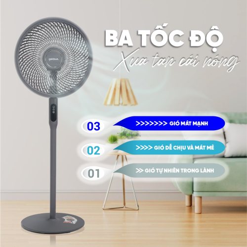 Quạt điện đứng cảm ứng Goldsun GFA-6042