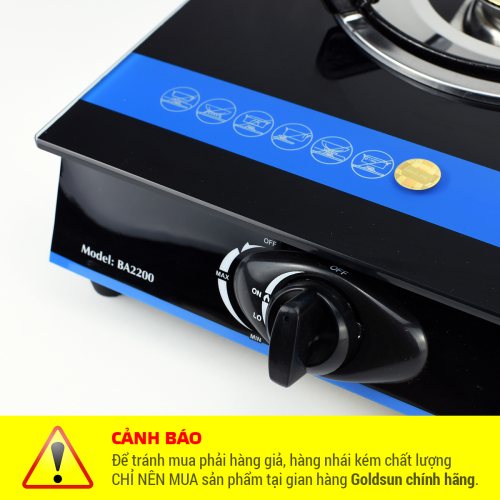 Bếp gas siêu tốc Goldsun BA2200