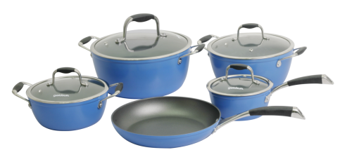 Bộ nồi inox - chảo chống dính Ceramic Goldsun ROMA CHEF AH08-4