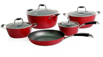 Bộ nồi inox - chảo chống dính Ceramic Goldsun ROMA CHEF AH08-4