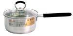Bộ nồi inox Goldsun GH18-4308SG - Quai đen