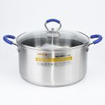 Bộ 3 nồi inox Goldsun GH18-3306SG - Quai xanh
