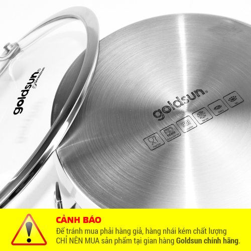 BỘ NỒI INOX GOLDSUN GD26-3506SG