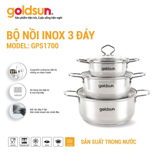 Bộ nồi inox Goldsun GPS1700