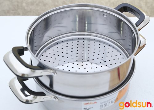 Bộ nồi inox xửng hấp Goldsun GE05-2303SG*