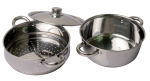 Bộ nồi inox xửng hấp Goldsun GP01-2303SS