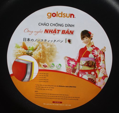 Chảo chống dính nhôm Goldsun GSC530