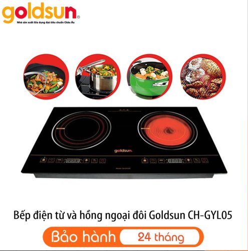 Bếp hồng ngoại - Từ đôi Goldsun CH-GYL05