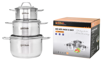 Bộ nồi inox 304 Goldsun GPS1735-S