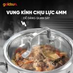 Bộ nồi Inox 3 lớp đáy liền Goldsun GPS1770-S