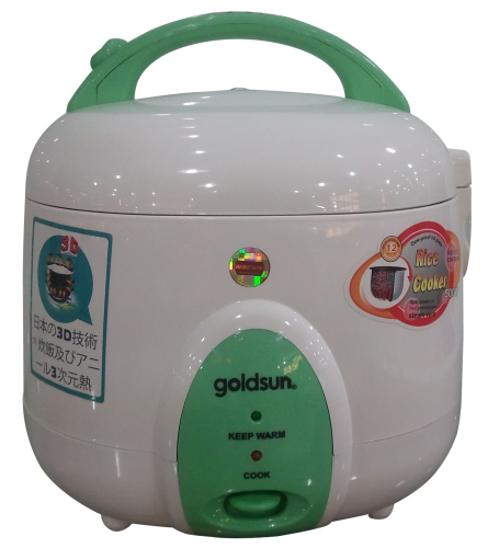Nồi cơm điện Goldsun nắp Gài 3D 1,5 lít ARC-G150GP