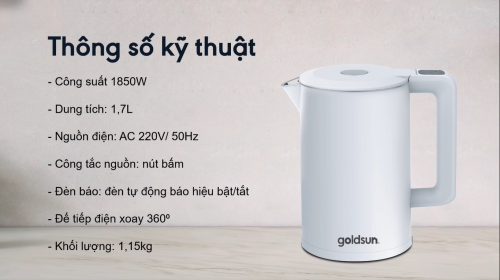 Ấm siêu tốc thông minh GKT2642