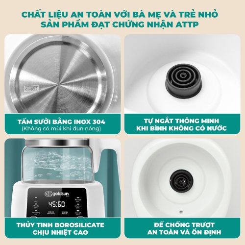 Bình đun nước pha sữa GCMK01BG