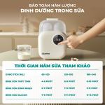 Máy hâm sữa đôi đa năng GCDW02BL