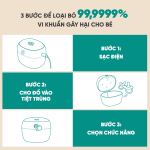 Máy tiệt trùng UV núm ti GCPU03GR