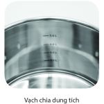 Bộ nồi inox 3 lớp Goldsun GH22-3306SG