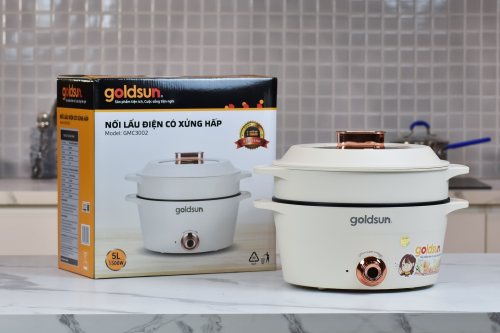 Nồi lẩu hấp đa năng Goldsun GMC3002